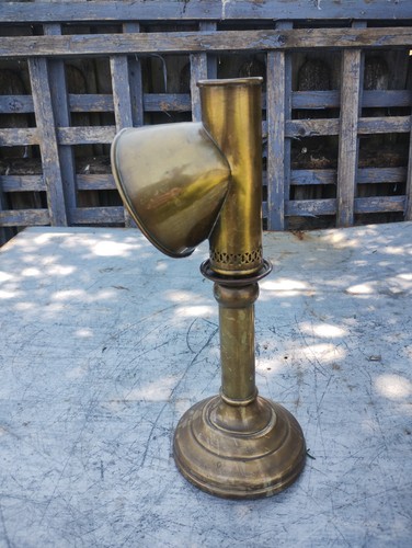 Antique brass student - antique, lamp