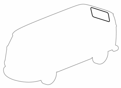 Deluxe rear screen glass - deluxe,