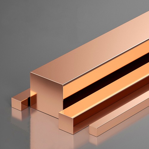 Pure copper flat bar - bar, strip