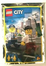 NEW! Lego City 52016 Policeman & Bank Robber - Polybag