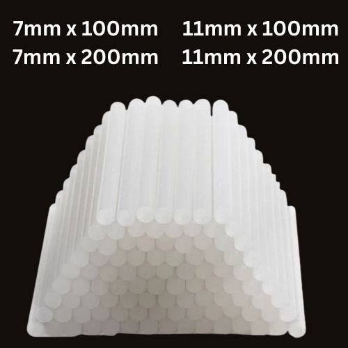 Hot melt glue gun - melt, sticks