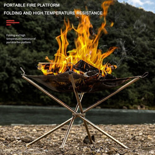 Portable folding mesh fire - portable,