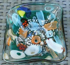 Murano Millefiori Emerald With