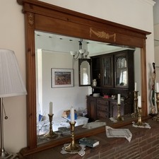 Victorian style wood frame