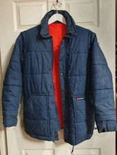 Berghaus Men's Vintage Snow Puffer Winter Jacket Coat Size S Navy Blue / Red
