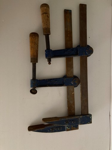Woden woodworking clamps - woden, pair