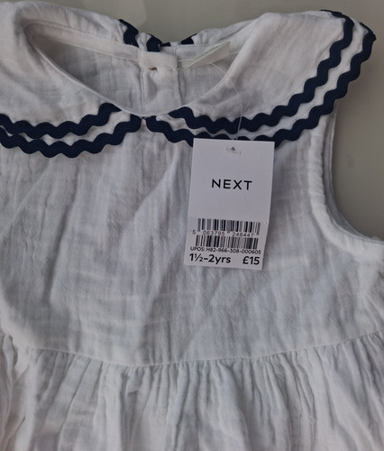 Next girls white navy - next,