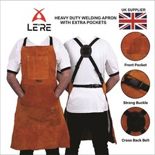 6 Pocket FullBody Welding Apron Heavy Duty Heat Resistant (LE'RE Workwear)