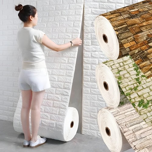 Tile brick wall sticker - 3d,