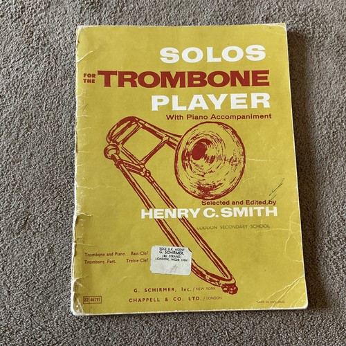 Solos for the trombone - solos,