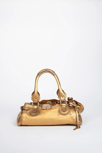 2000s chloe gold leather - 2000s,