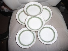 Royal Doulton Rondelay set 6 cereal desert bowls