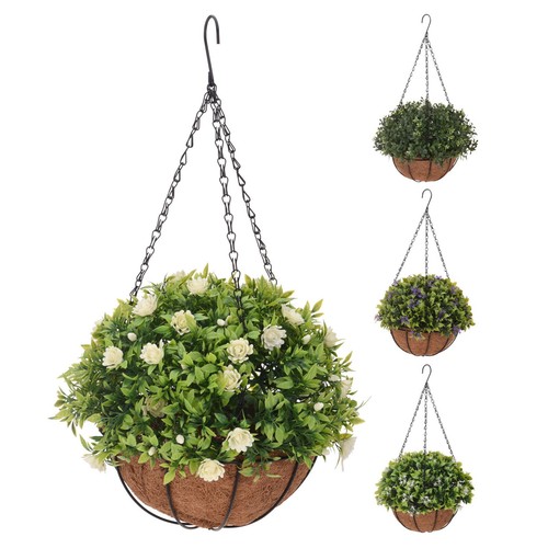 Artificial hanging topiary - artificial,