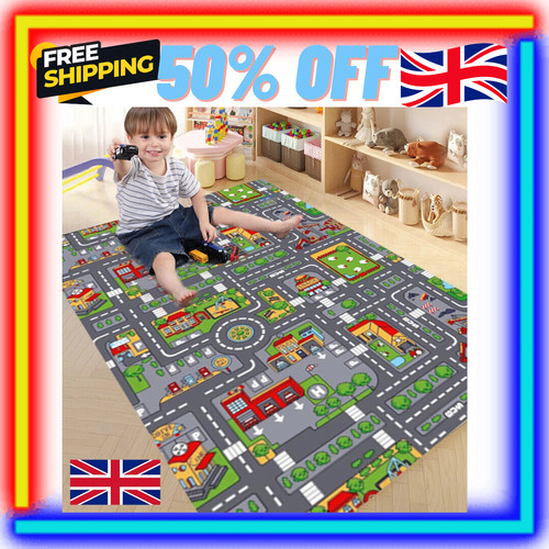Children village mat - children's,