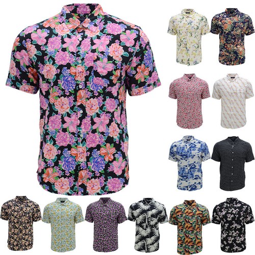 Mens hawaiian shirts short - mens,