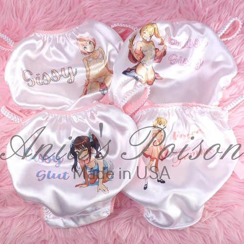 Valentine satin sissy - valentine's,