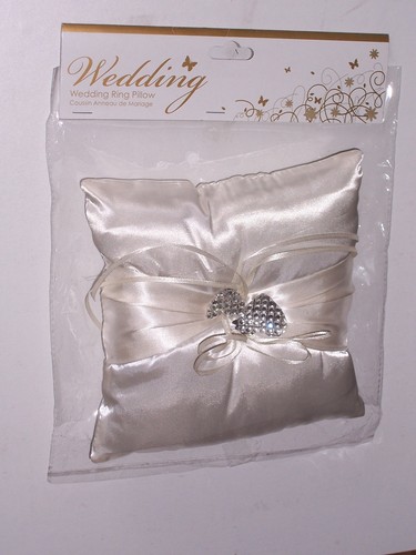 Cream satin organza - cream, square