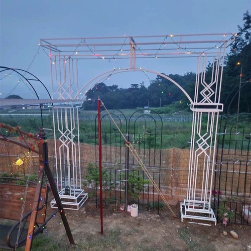 Large garden arbor wedding - arbor,