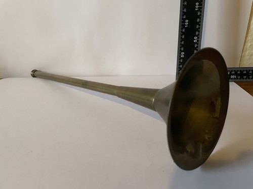 Antique vintage brass trumpet - vintage,