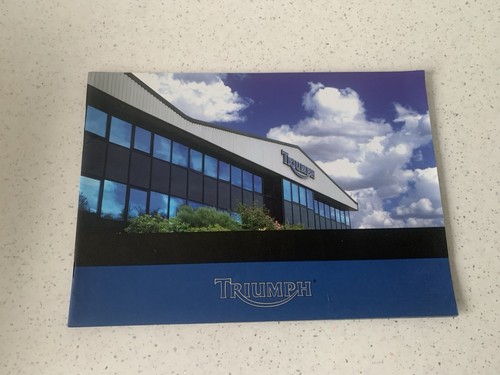 Triumph motorcycles brochure - motorcycles,