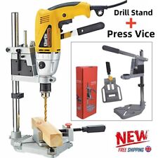 Adjustable Hand Drill Press Bench Stand Workbench Pillar Clamp Drilling Collet
