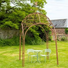 Bee Gazebo Orange Rust Metal