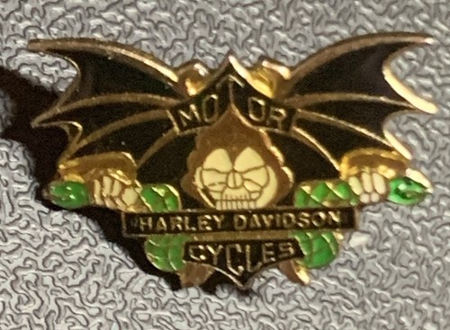 Harley davidson vintage enamel - harley,
