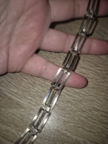 Sterling silver gate link - sterling,