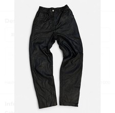 Moda real Leather Trousers