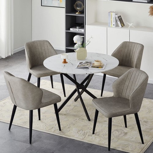 Round dining table - round,