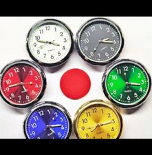 1× Mini Car Dashboard Clock Stick-On Watch Accessories For Truck Boat Vehicle UK