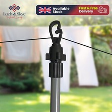 Extendable Prop Line Heavy Duty 2.4M Telescopic Washing Line Pole for Clothes