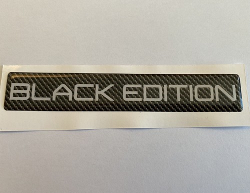 Black edition car boot badge - boot,