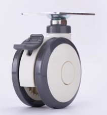 4" 5" medical double-wheel