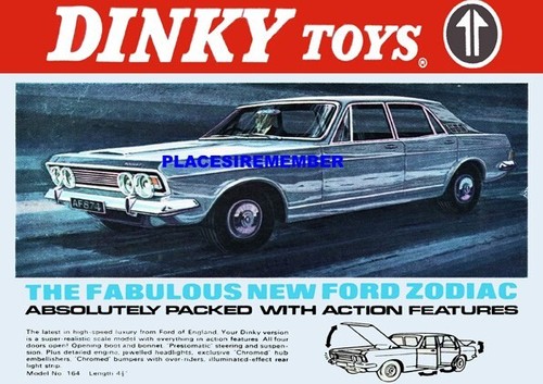 Dinky toys 164 - ford, zodiac