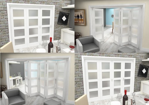 Internal bifold doors white - bifold,