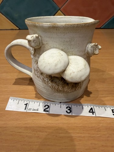 Studio pottery unique jug with - studio,