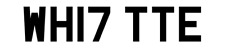WHITE SURNAME PRIVATE NUMBER PLATE WHITES REGISTRATION WH17 TTE RARE CAR REG
