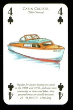 1 x playing card CABIN CRUISER