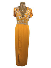 VIRGOS LOUNGE DRESS 8 OCHRE