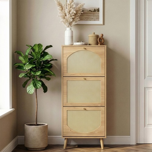 Bonnlo tall rattan bin - tall, shoe