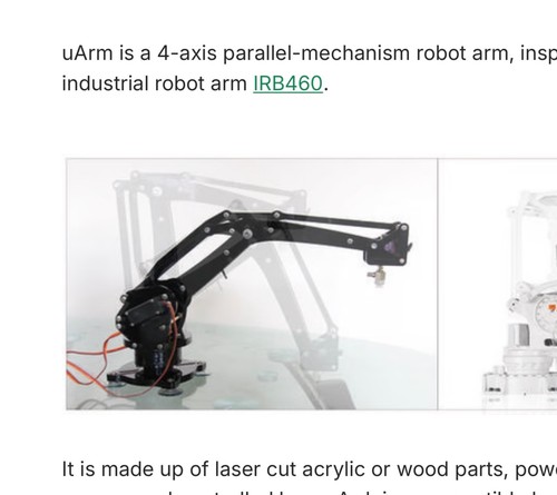 Ufactory uarm acrylic - uarm,