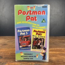 Postman 2 ON 1 Postman pat 3 and Pat's Big video  VHS VIDEO TAPE