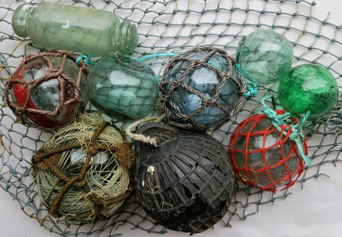 Japanese glass floats - japanese,