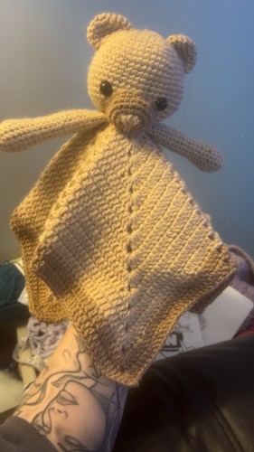 Handmade crochet teddy bear - crochet,
