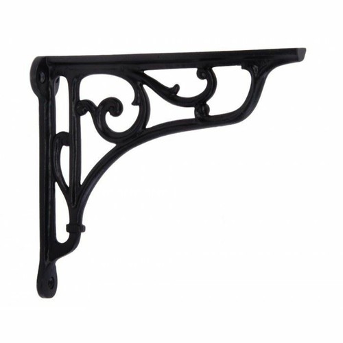 Black cast iron ornate - black,