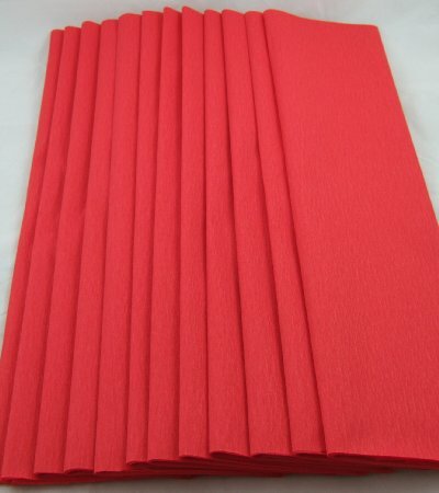 Clikkabox red crepe paper - clikkabox, -12