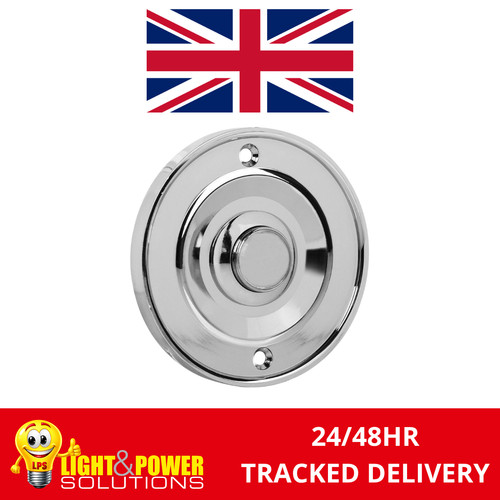 Chrome flush mount - chrome, wired