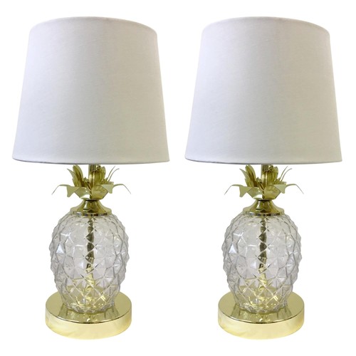 Pair gold touch table - gold,