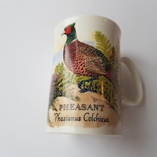 Dunoon Pheasant Game Bird hunting coffee tea mug ceramic Sue Scullard Scotland 